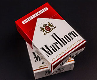 2 packs of Marlboro cigarettes